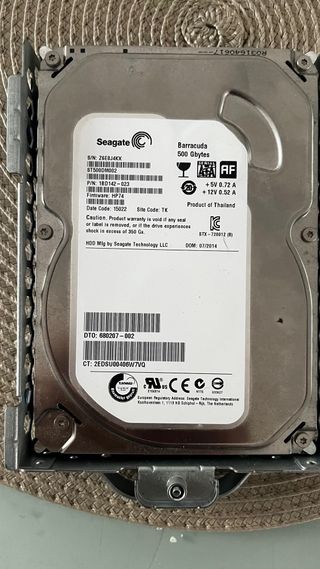Disco duro seagate 500Gb 