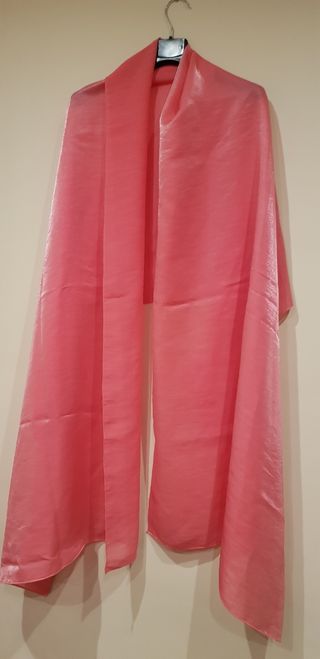 Vestido fiesta rosa largo