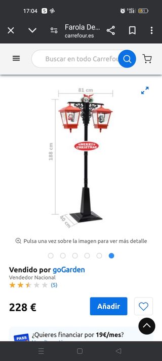 Farol de navidad