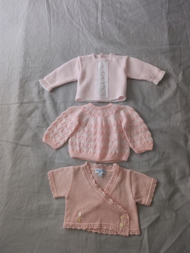 Lote jersey bebe niña talla 3 meses