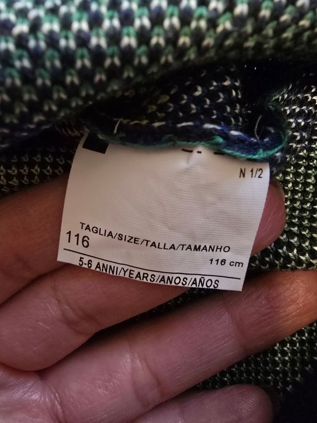 Jersey benetton 5 a 6