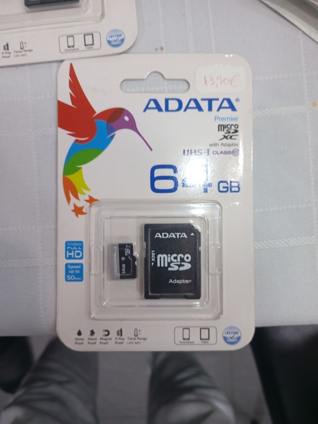 Cartões de memória SD e micro SD