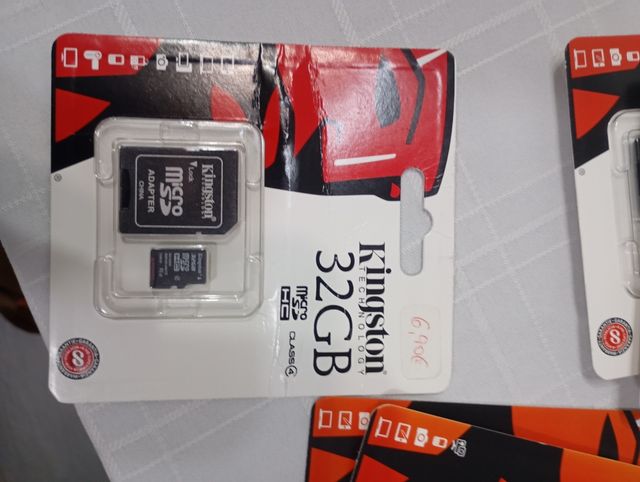 Cartões de memória SD e micro SD