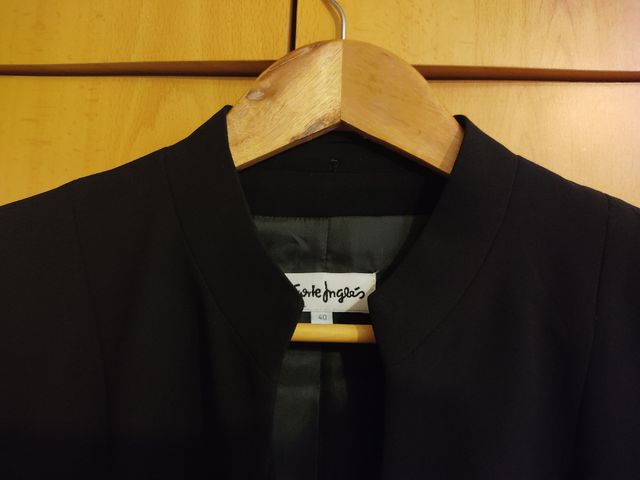 Chaqueta traje negra 38 o 40