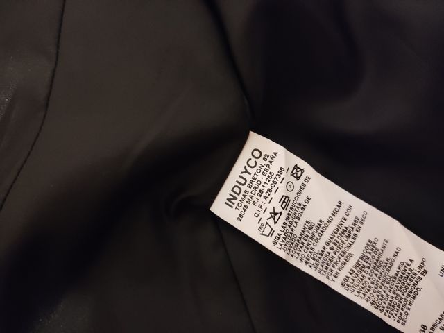 Chaqueta traje negra 38 o 40