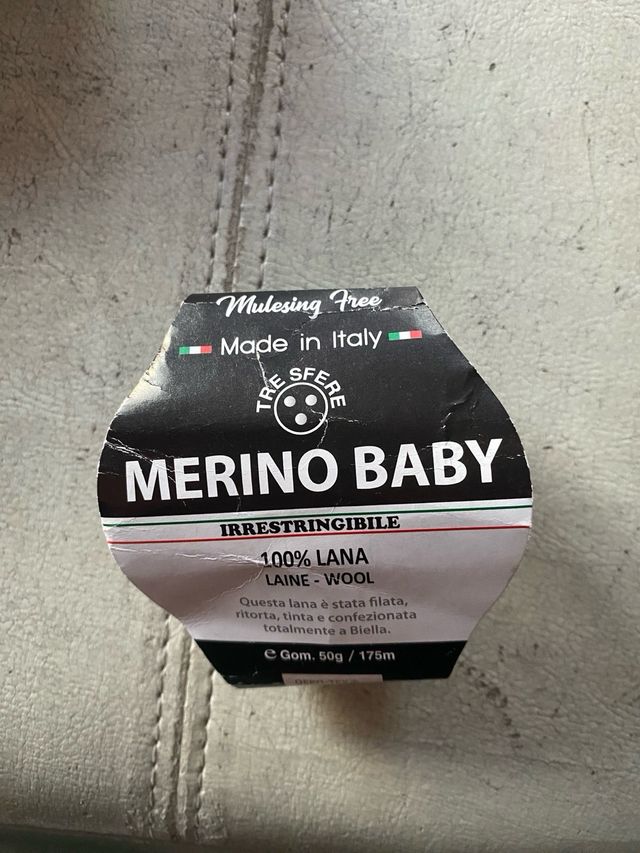 Cappello basco pura lana baby