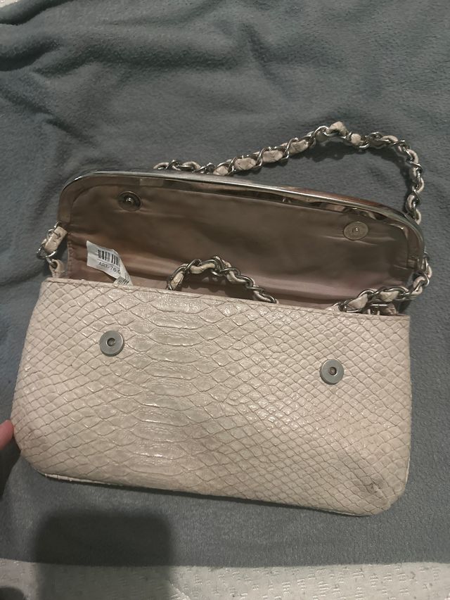 Bolso beige de Blanco