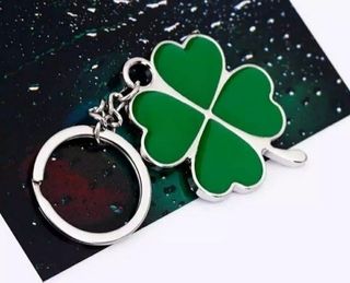 Llavero ☘ trébol🍀 de 4 hojas NUEVO!