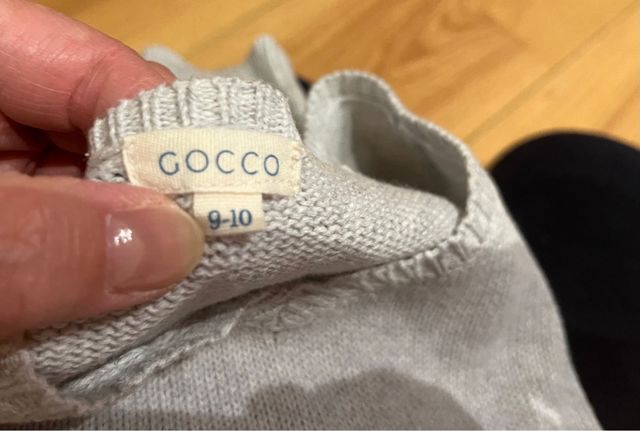 JERSEY GOCCO  GRIS , NIŃO