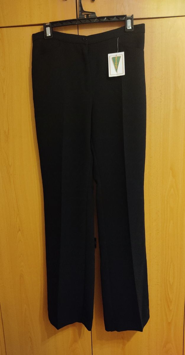 Pantalón traje mujer color negro