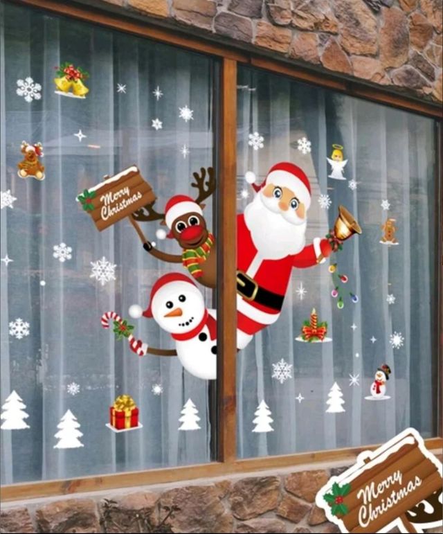 Pegatina navidad para ventanas