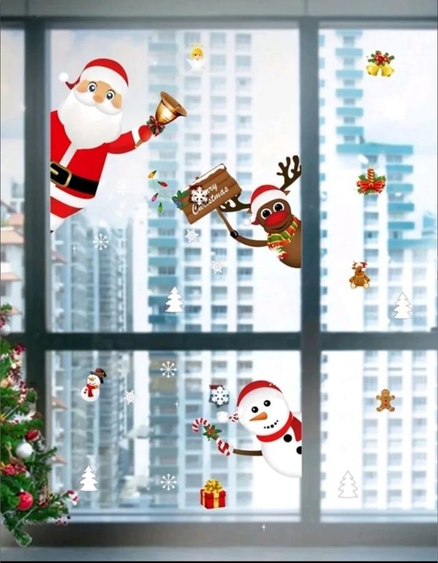 Pegatina navidad para ventanas