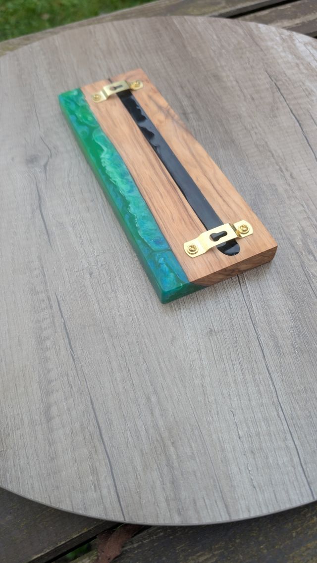 Portacoltelli Magnetico in resina/ulivo