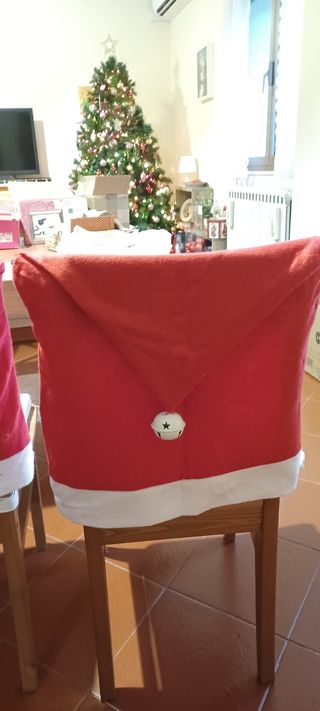 4 copri sedie natalizi 