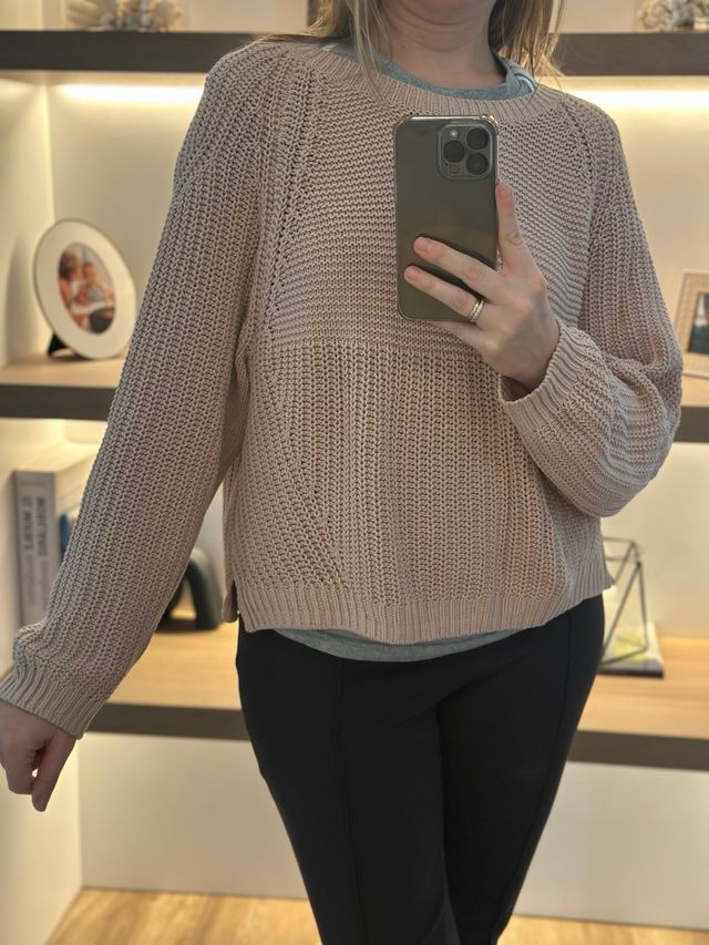 Jersey rosa palo mujer