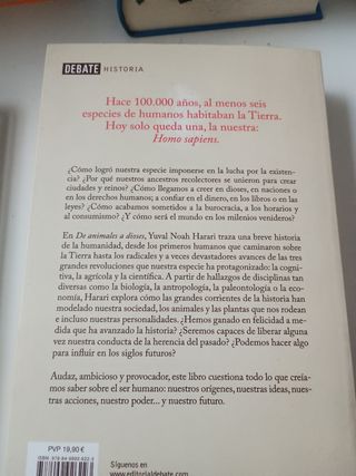 Sapiens. De animales a dioses / Sapiens: A Brief History of Humankind (Spanish Edition)
