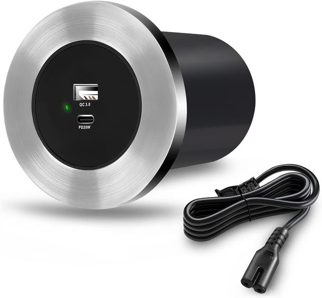 Cargador USB empotrar mesa NUEVO