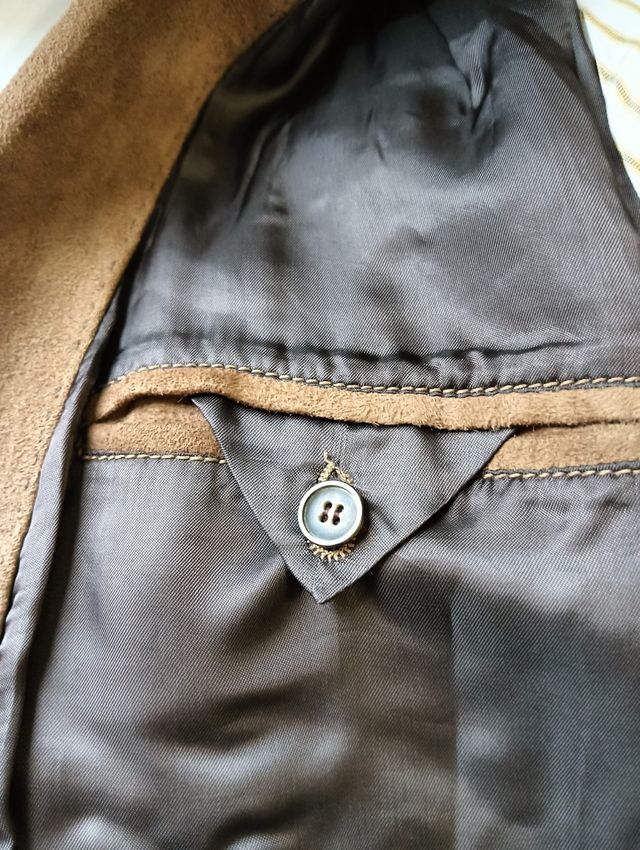 Chaqueta de ante hombre Massimo Dutti