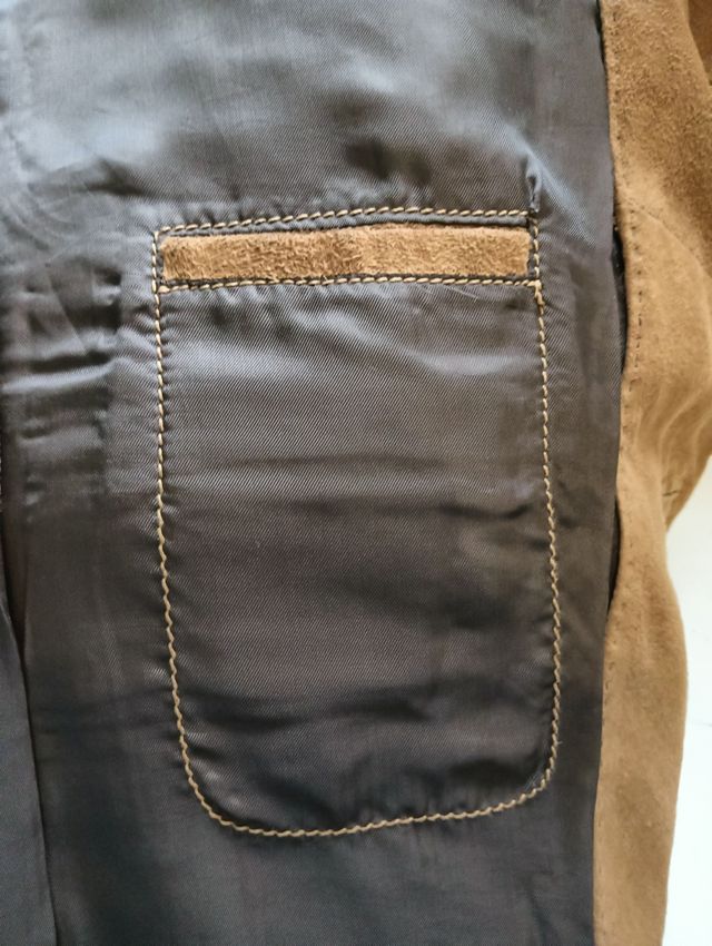 Chaqueta de ante hombre Massimo Dutti