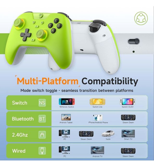 EasySMX X05 Wireless Controller PC con RGB led