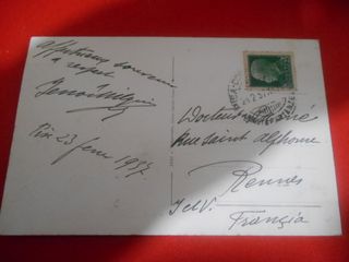 Cartolina saluti del 1937