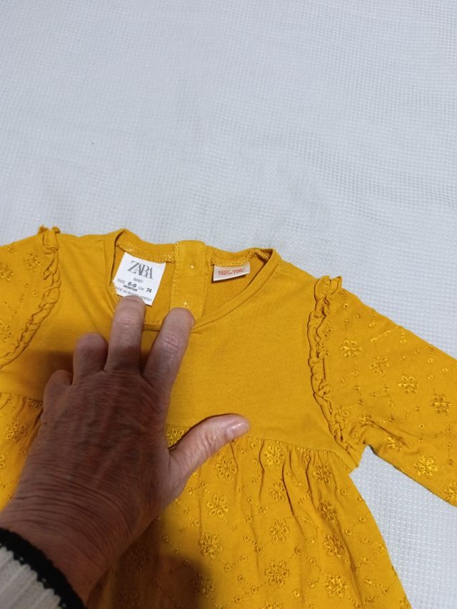 Vestido Zara 6/9 Meses