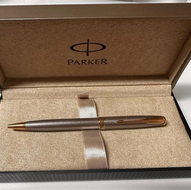 Penna parker in argento 925 e oro