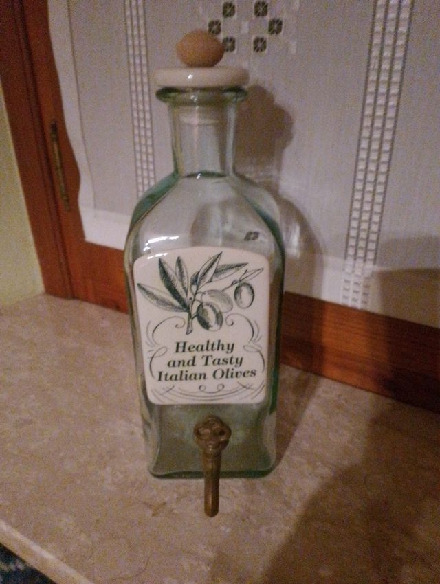 Bottiglia olio Keramour con rubinetto