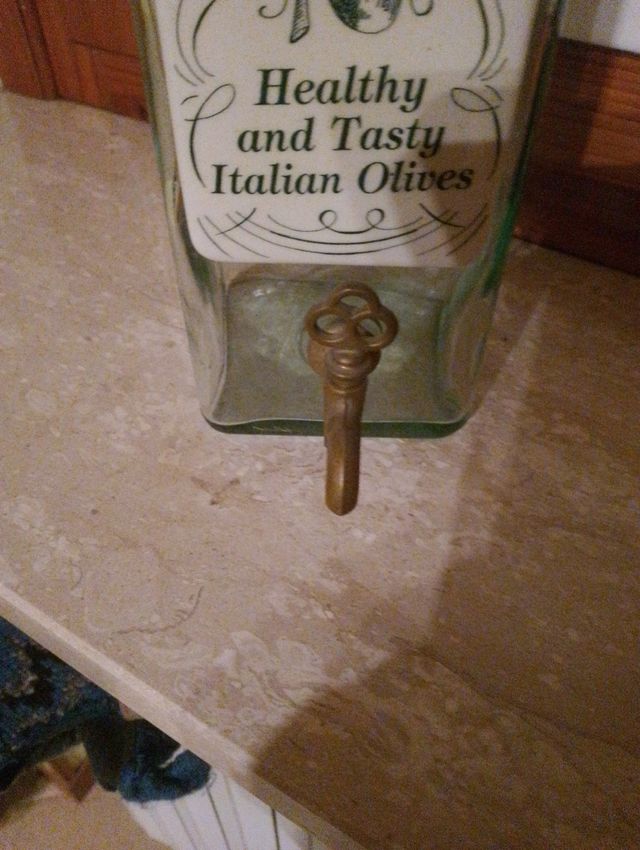 Bottiglia olio Keramour con rubinetto