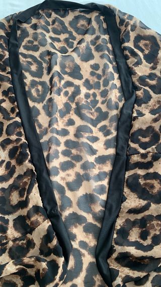 Chaqueta kimono leopardo talla M