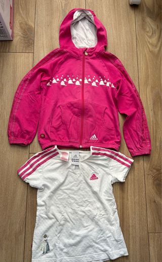 Chaqueta y camiseta Adidas talla 7-8