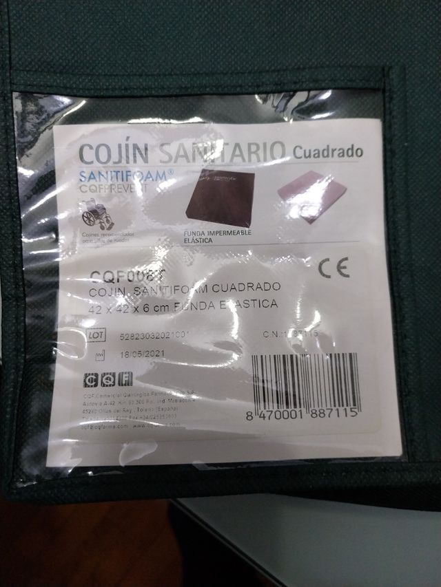 Cojín sanitario