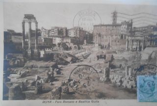 Cartolina saluti da Roma 1913