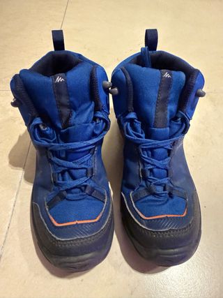 Botas de montaña nieve niño impermeables esqui