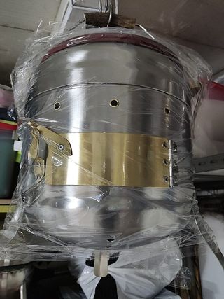 Olla ferroviaria artesanal inoxidable 