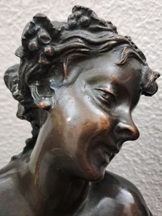 Figuras de bronce, pareja