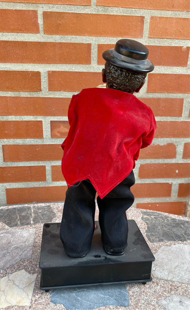 Figura hombre jazz saxofon vintage