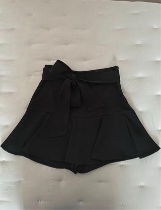 Falda pantalón negra