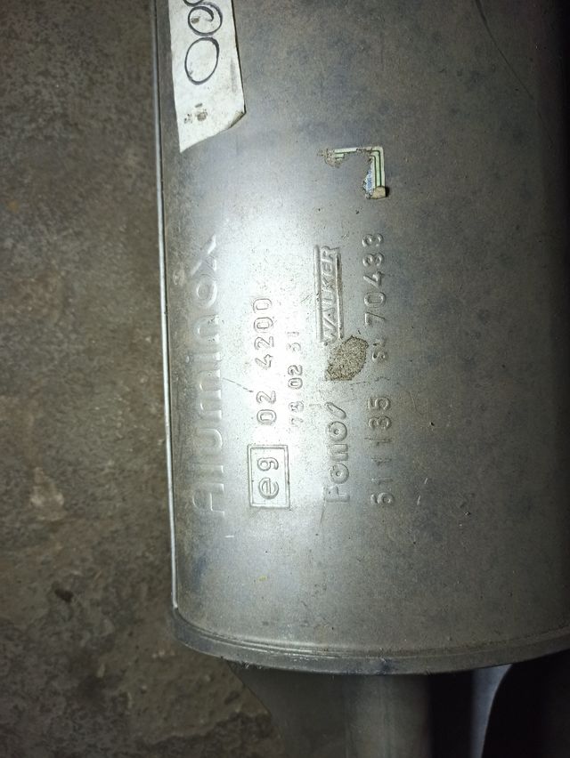 Renault 19 Chamade-Silencioso trasero