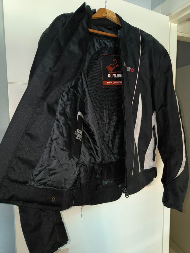 Chaqueta de moto de hombre
