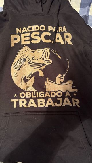 SUDADERA PESCA NUEVA A ESTRENAR
