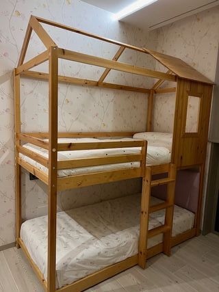Litera infantil en forma de casita