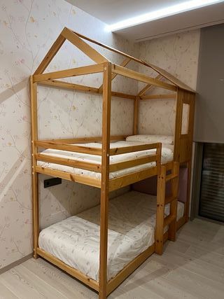 Litera infantil en forma de casita