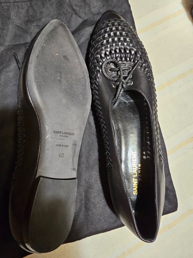 Zapatos Saint Laurent 40 negro