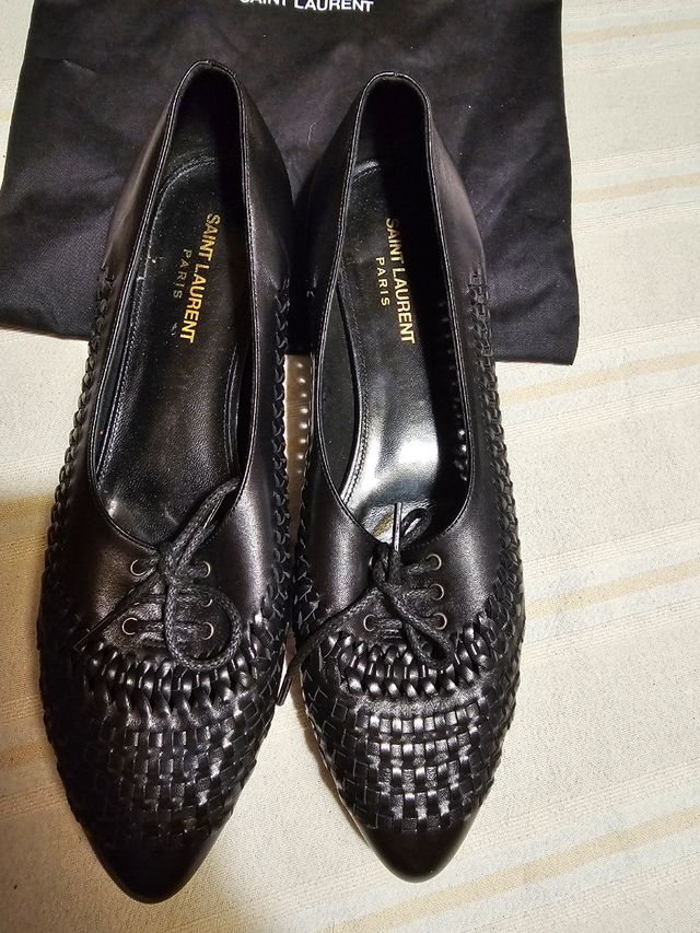 Zapatos Saint Laurent 40 negro