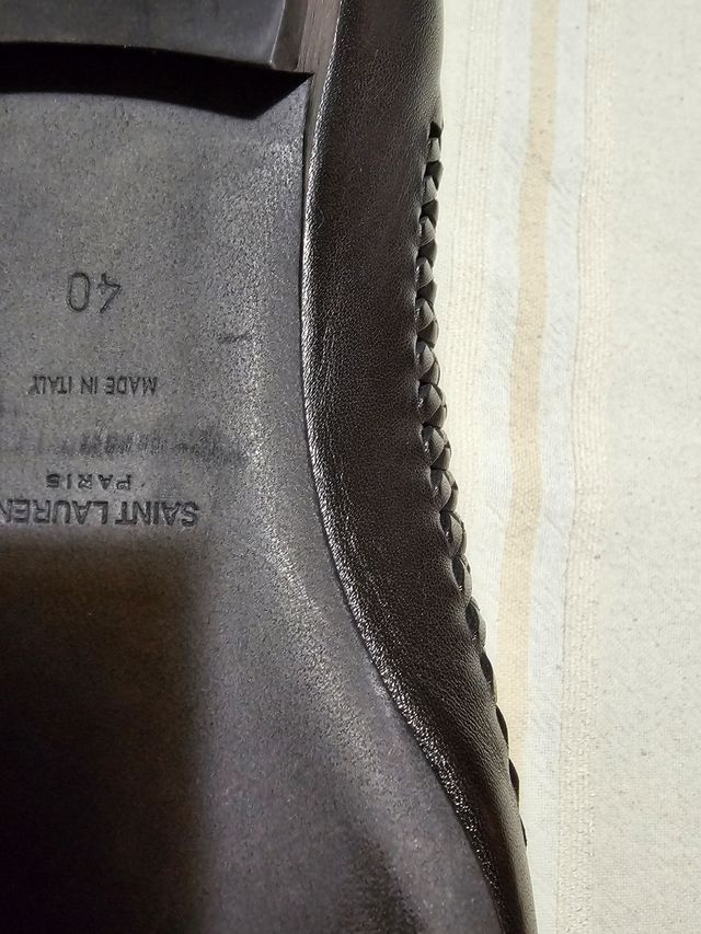 Zapatos Saint Laurent 40 negro