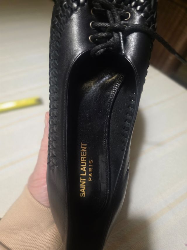 Zapatos Saint Laurent 40 negro