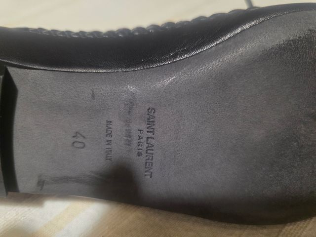 Zapatos Saint Laurent 40 negro