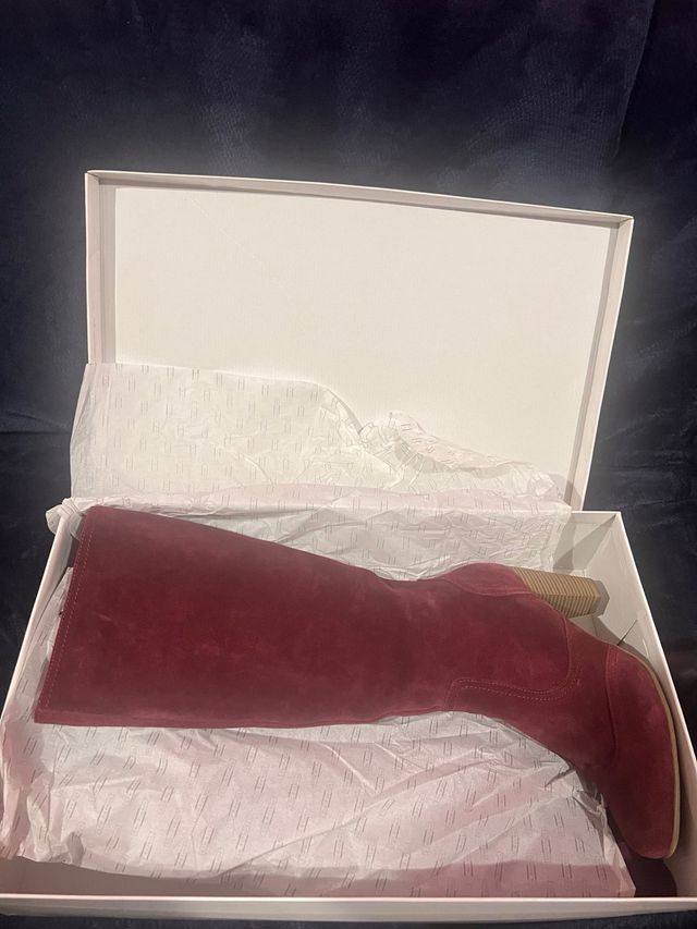 Botas de piel caña Alta