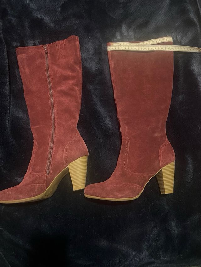 Botas de piel caña Alta